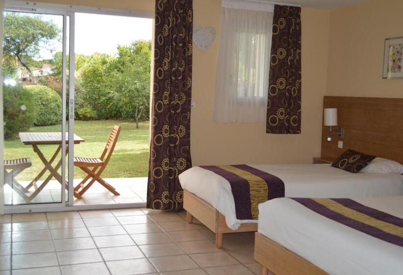 带花园景观的标准工作室, L Oceane