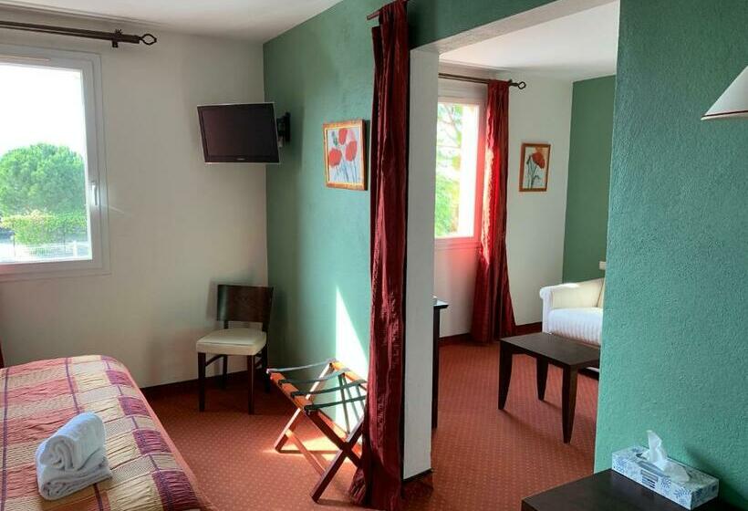 غرفة قياسية رباعية, Le Mas De Gaujac