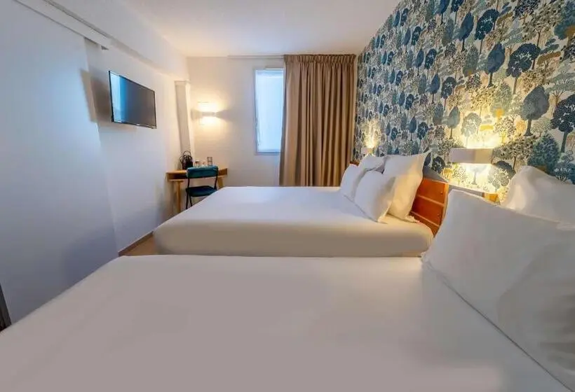 ダブルベッドのスタンダードシングルルーム, Sure Hotel By Best Western Sarlat La Canéda   Ex Hôtel Altica