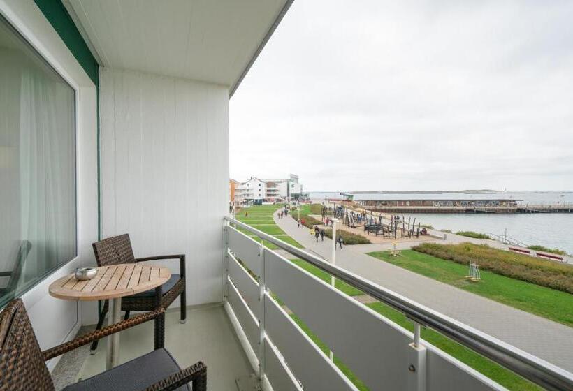 חדר סטנדרט נוף לים עם מרפסת, Hochseeinsel