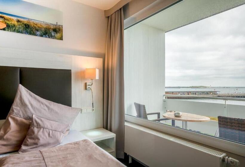 חדר סטנדרט נוף לים עם מרפסת, Hochseeinsel