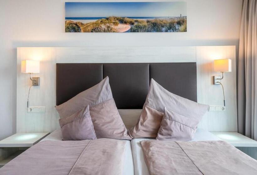 חדר סטנדרט נוף לים עם מרפסת, Hochseeinsel