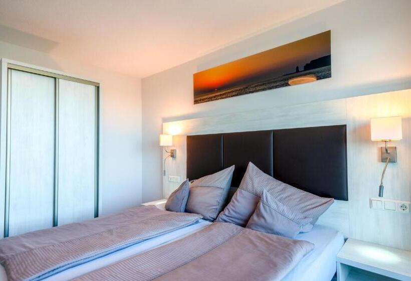 חדר סטנדרט נוף לים עם מרפסת, Hochseeinsel