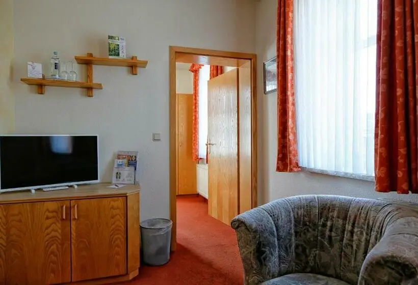 Huoneisto 1 Makuuhuone, Konsum Gästehaus Quisisana Oberhof