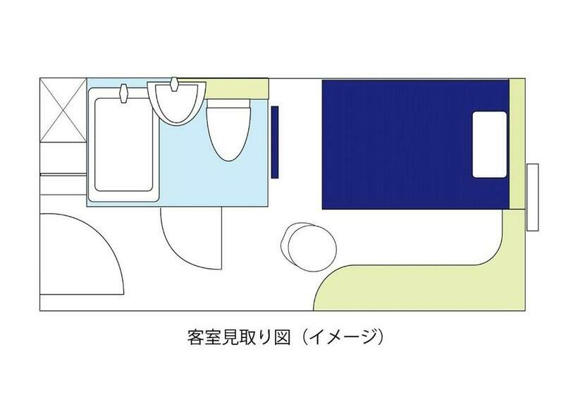 חדר סטנדרט, Meitetsu Inn Hamamatsucho