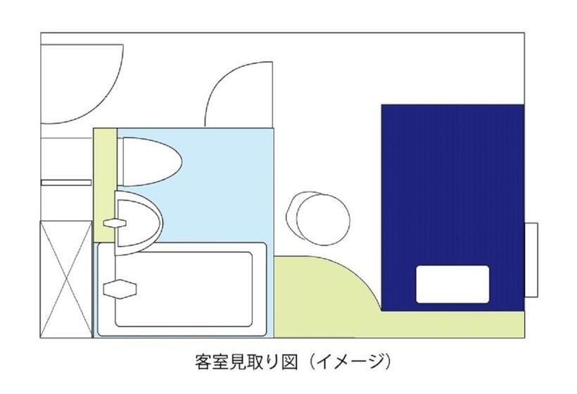 חדר סטנדרט, Meitetsu Inn Hamamatsucho