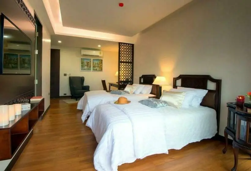 デラックスルーム, Rimnaam Klangchan Hotel   Sha Plus