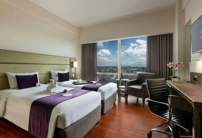 キングサイズベッドのスーペリアルーム, Satoria Hotel Yogyakarta Chse Certified