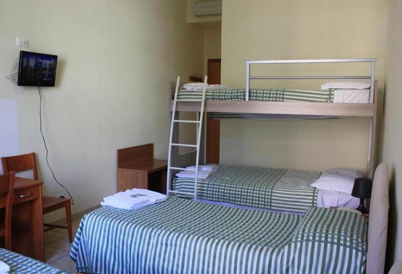 חדר סטנדרט לארבעה, Ostello Villa Monte Mario