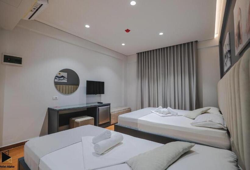 اتاق استاندارد سه تخته با بالکن, Alpha