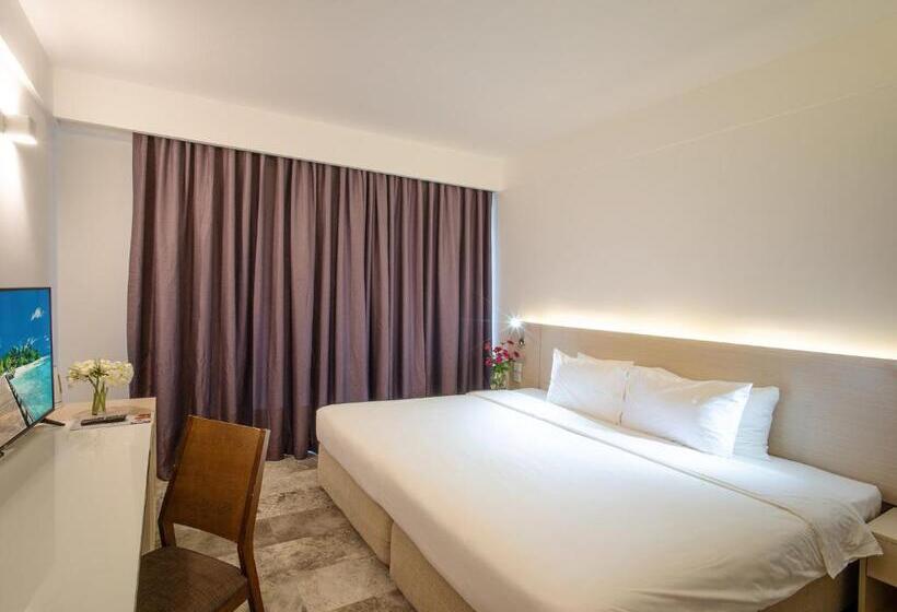 اتاق استاندارد با تخت بزرگ, Temple Da Nang Resort