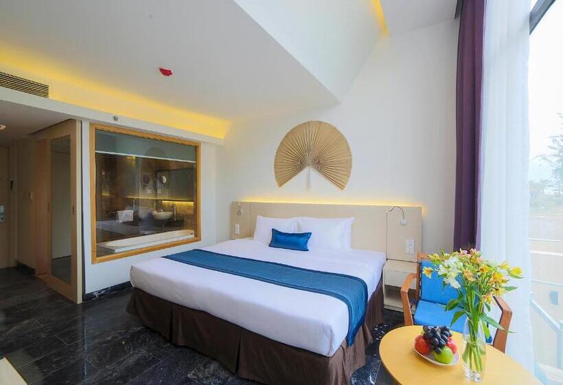 اتاق لوکس با چشمانداز باغ, Temple Da Nang Resort