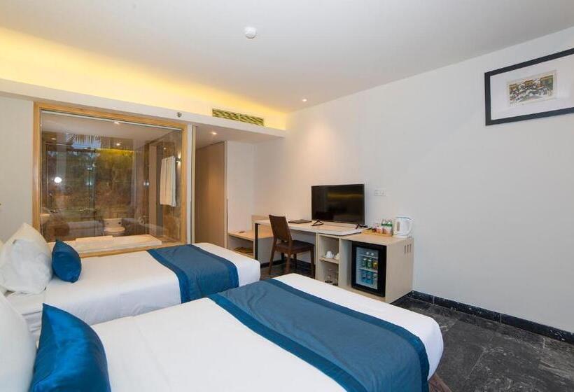 اتاق استاندارد با چشمانداز باغ, Temple Da Nang Resort