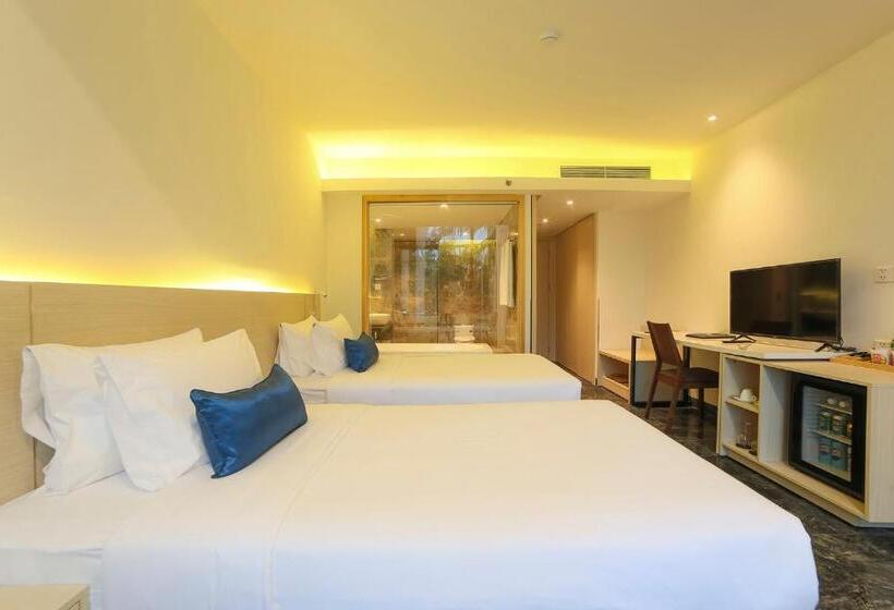 اتاق استاندارد با چشمانداز باغ, Temple Da Nang Resort