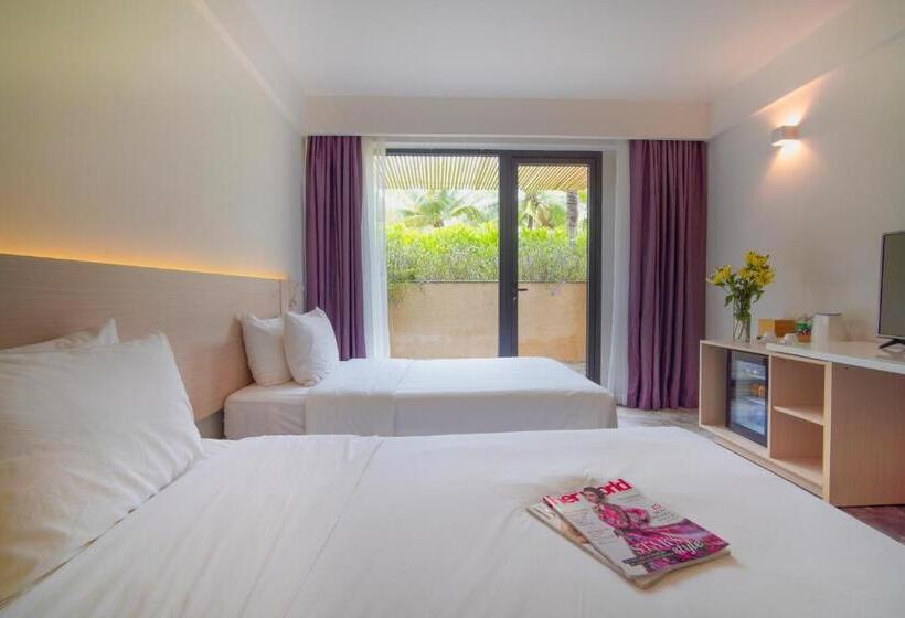 اتاق استاندارد با چشمانداز باغ, Temple Da Nang Resort