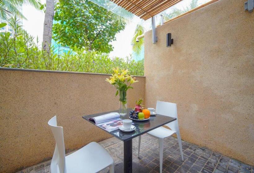 اتاق استاندارد سه تخته با چشمانداز باغ, Temple Da Nang Resort