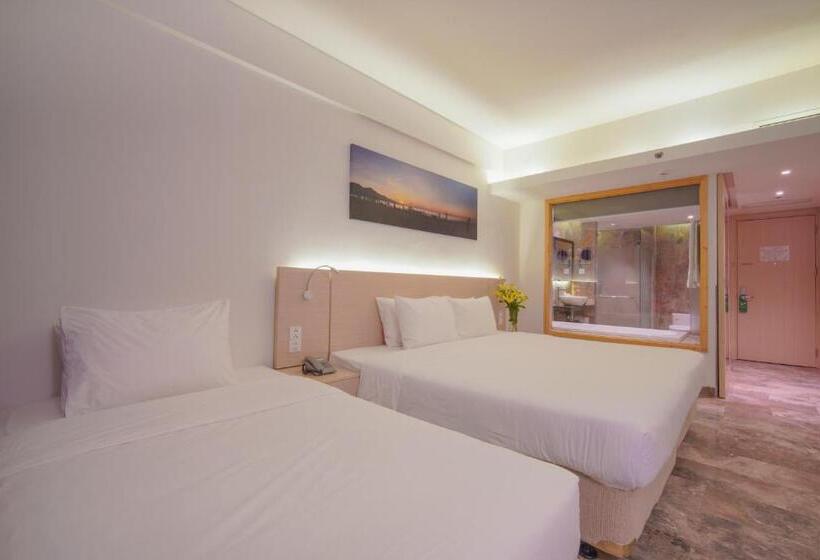 اتاق استاندارد سه تخته با چشمانداز باغ, Temple Da Nang Resort