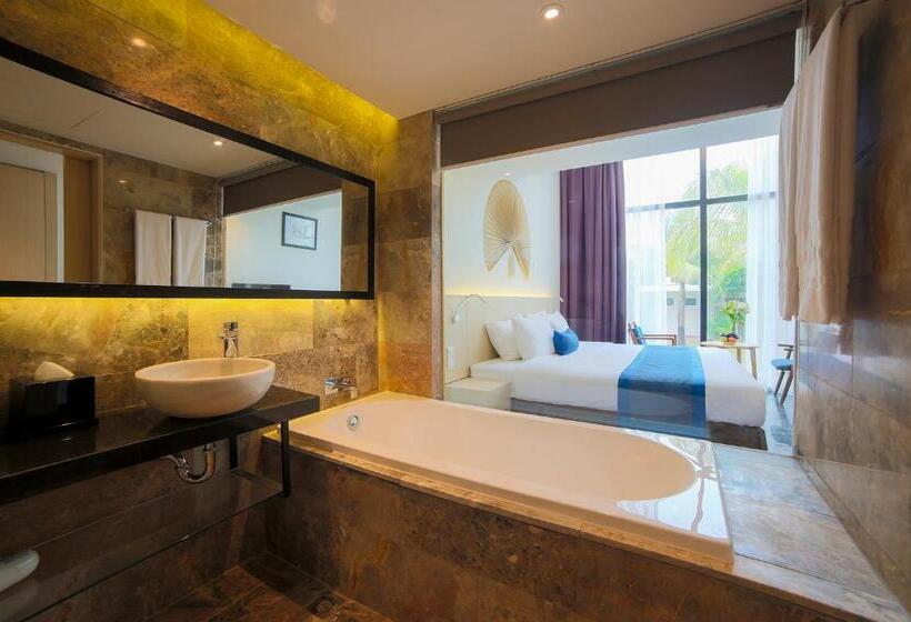 اتاق لوکس با چشمانداز باغ, Temple Da Nang Resort