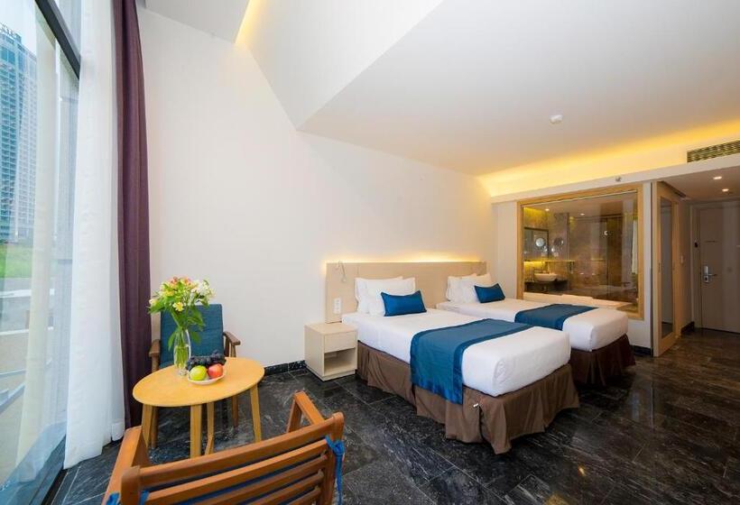 اتاق لوکس با چشمانداز باغ, Temple Da Nang Resort