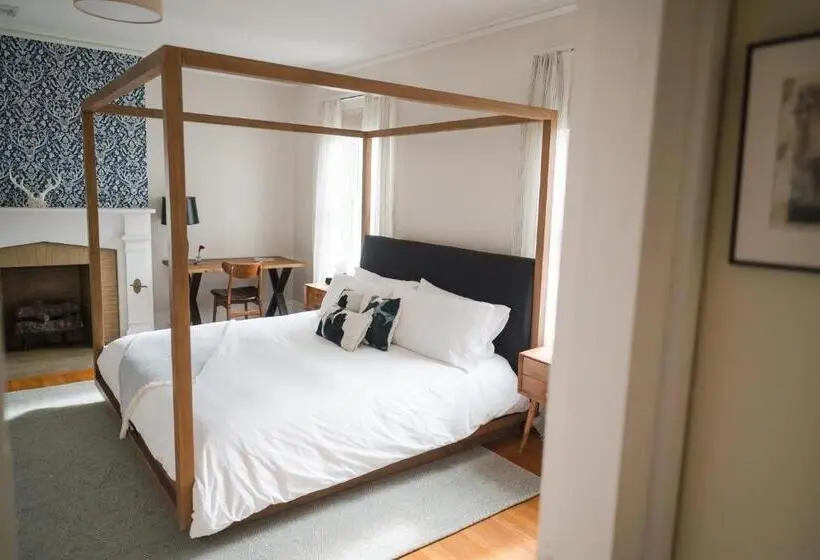 キングサイズベッドのデラックスルーム, Canandaigua Guesthouse