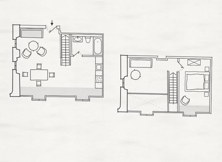 Апартаменты Дюплекс 1 Спальня, Engelwirt Hotel & Apartments