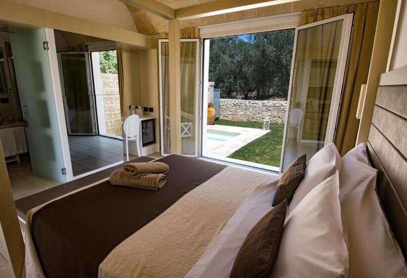 Номер Deluxe с Гидромассажем, Masseria Muntibianchi Agriresort Restaurant & Spa