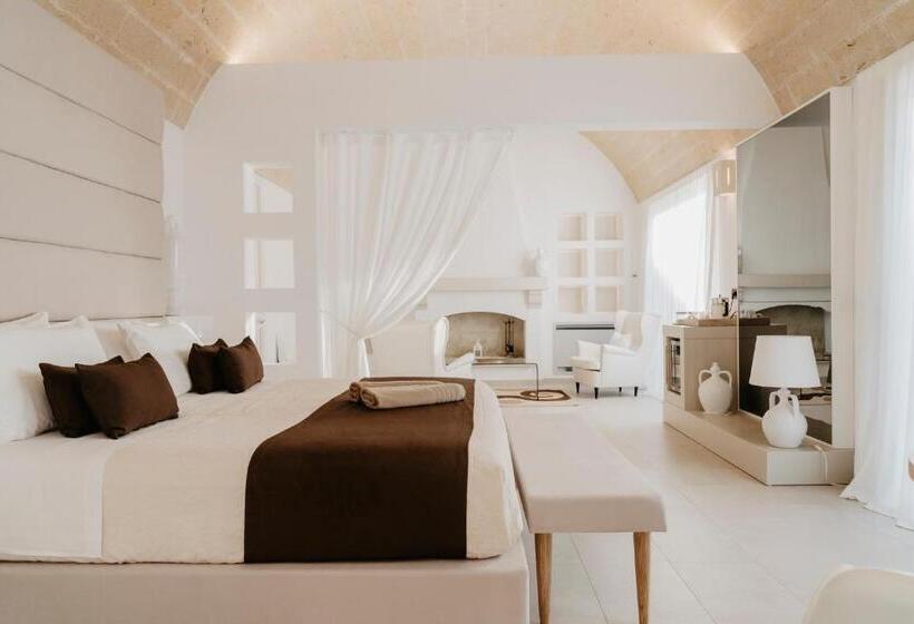 Люкс с Бассейном, Masseria Muntibianchi Agriresort Restaurant & Spa