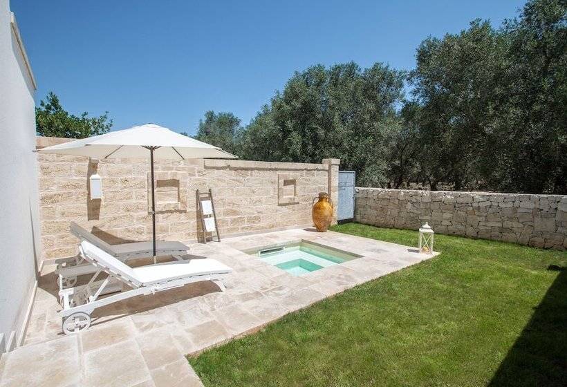 バスタブ付きデラックスルーム, Masseria Muntibianchi Agriresort Restaurant & Spa