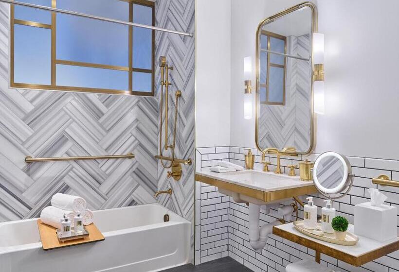 身障者適用クイーンサイズベッドルーム, Halcyon A Hotel In Cherry Creek