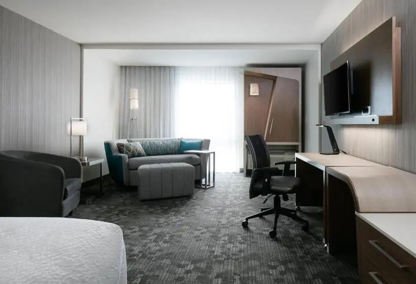 Standard-huone King-vuode, Courtyard By Marriott Omaha Bellevue At Beardmore Event Center