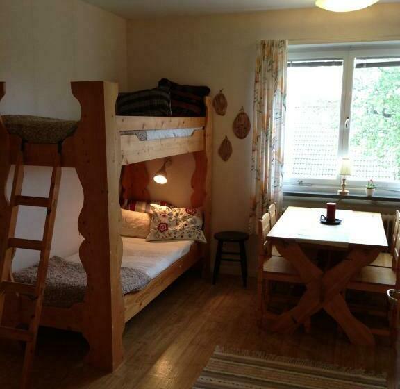 غرفة قياسية رباعية حمام مشترك, Storliens Fjällgård