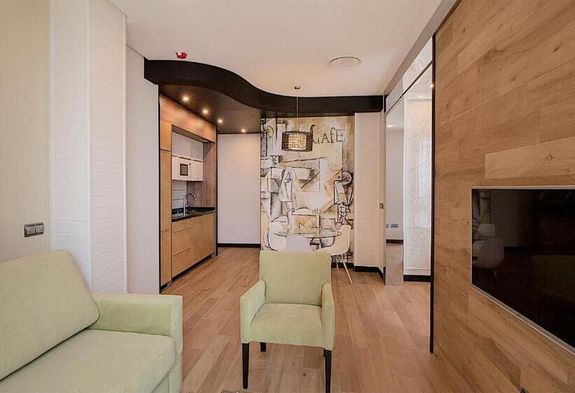 １ベッドルームのデラックスアパートメント, Apartamentos Suites Oficentro Deluxe