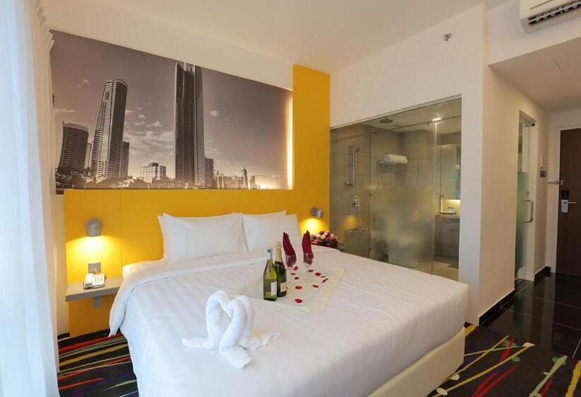 带大床的豪华间, Amerin Hotel Johor Bahru