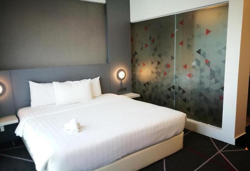 带大床的豪华间, Amerin Hotel Johor Bahru