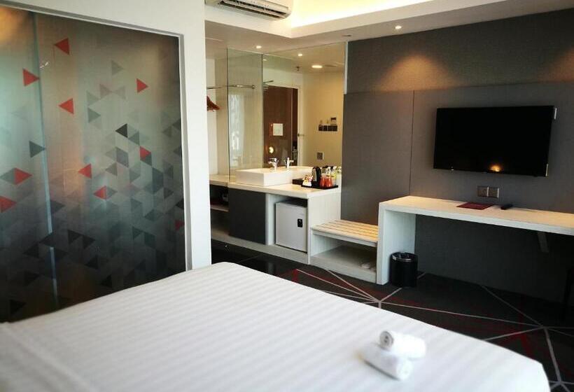 带大床的豪华间, Amerin Hotel Johor Bahru