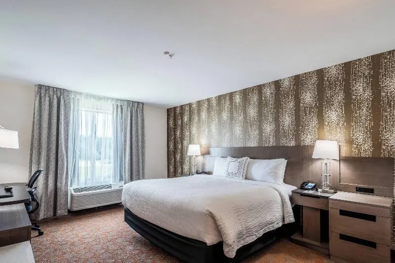 キングサイズベッドのスタンダードルーム, Fairfield Inn & Suites By Marriott St. Joseph Stevensville