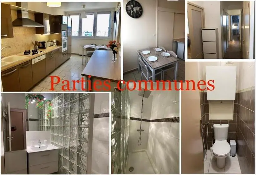 デラックスルーム, Chambre Privée En Colocation Villeurbanne Métro Bonnevay