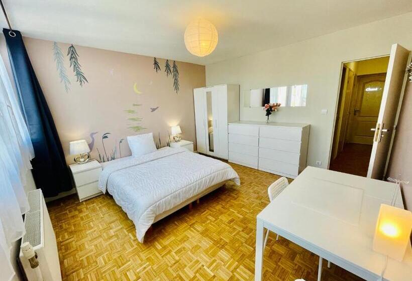 اتاق لوکس, Chambre Privée En Colocation Villeurbanne Métro Bonnevay