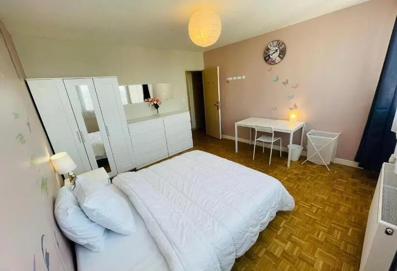デラックスルーム, Chambre Privée En Colocation Villeurbanne Métro Bonnevay