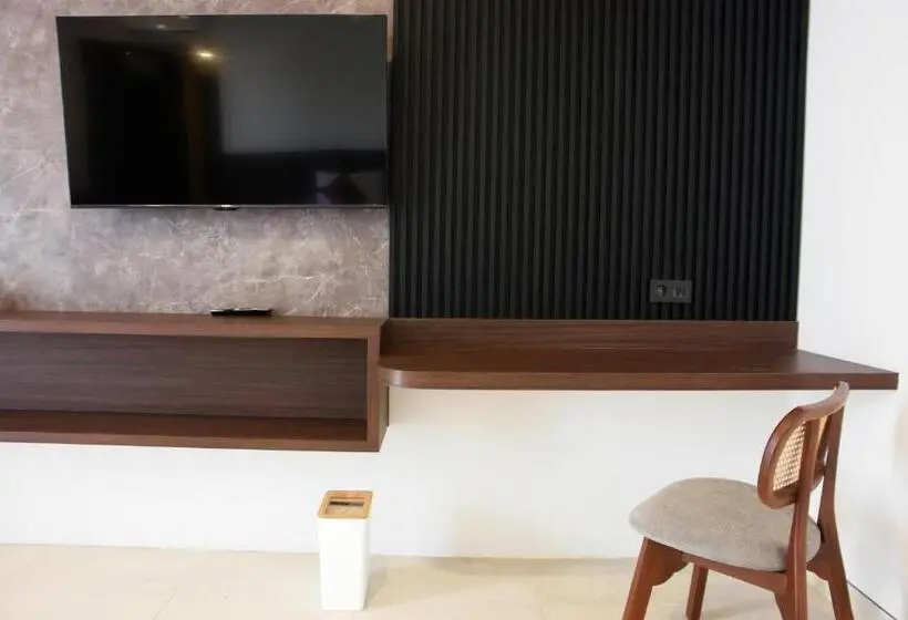 キングサイズベッドのデラックスルーム, Valstar Hotel Canggu