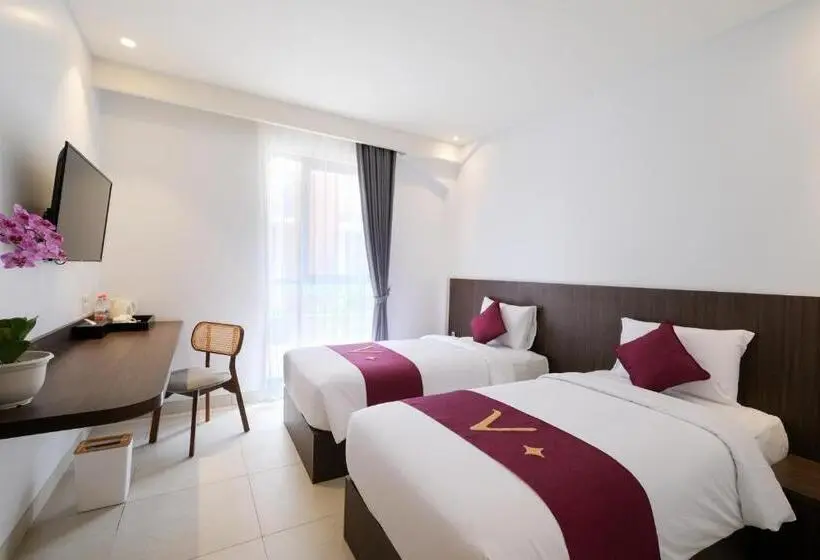 キングサイズベッドのスタンダードルーム, Valstar Hotel Canggu
