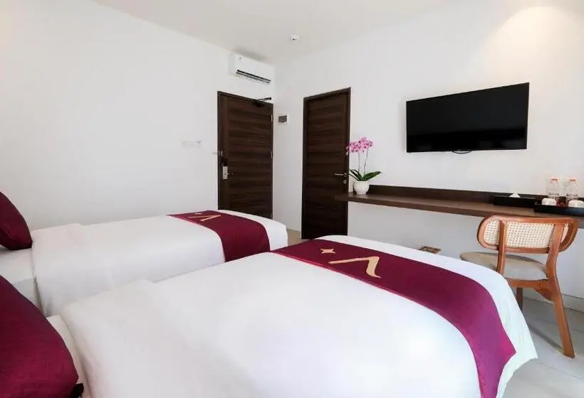 キングサイズベッドのスタンダードルーム, Valstar Hotel Canggu