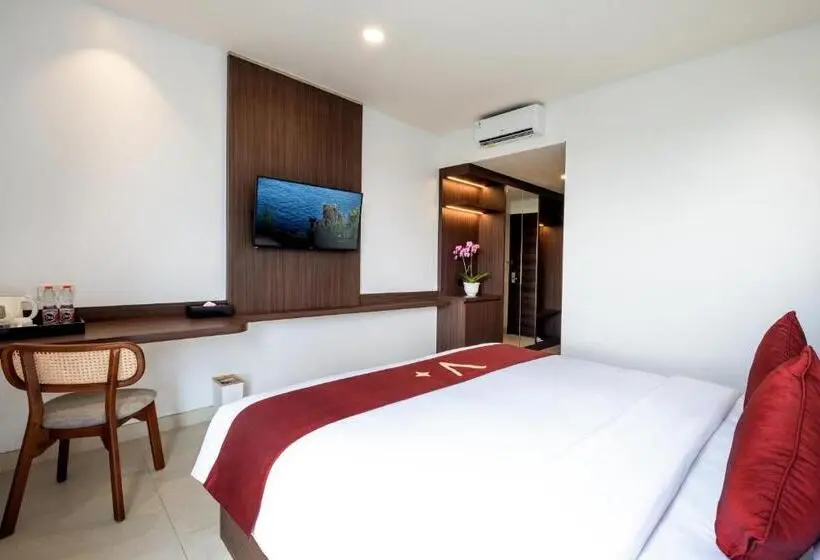 キングサイズベッドのデラックスルーム, Valstar Hotel Canggu