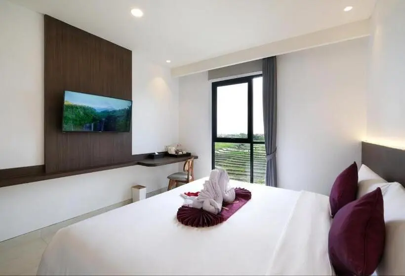 キングサイズベッドのスタンダードルーム, Valstar Hotel Canggu