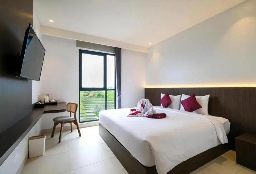 キングサイズベッドのスタンダードルーム, Valstar Hotel Canggu