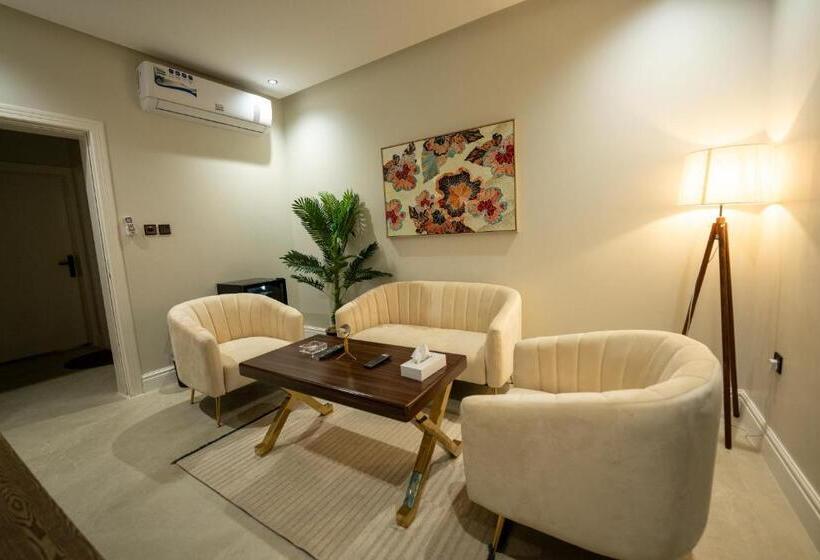 Апартаменты 1 Спальня, شقق درر المفروشة تصميم إيطالي دخـول ذاتي