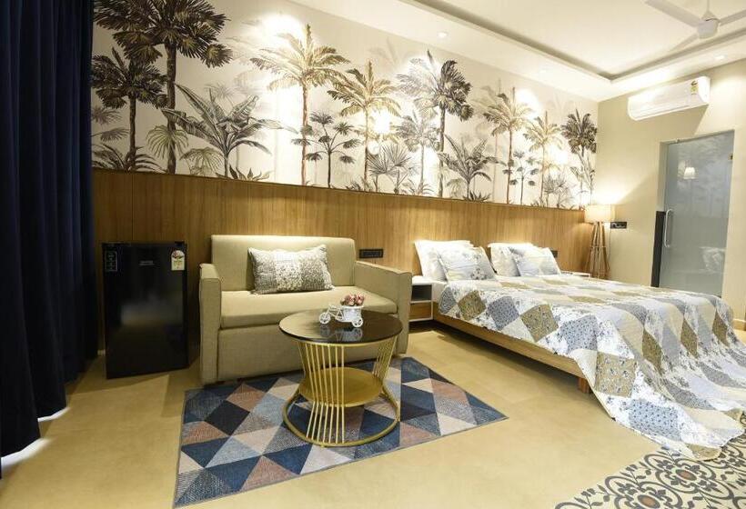 اتاق پریمیوم چهارنفره, Eutopia Beach Resort Boutique Resort With Pool By Rio Hotels India