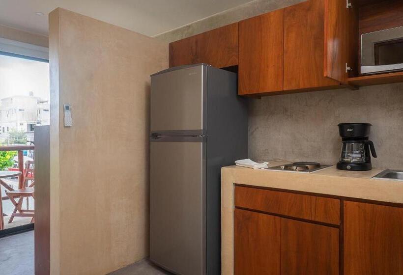 1ベッドルームのデラックスアパートメント, Casa Toloc Tulum