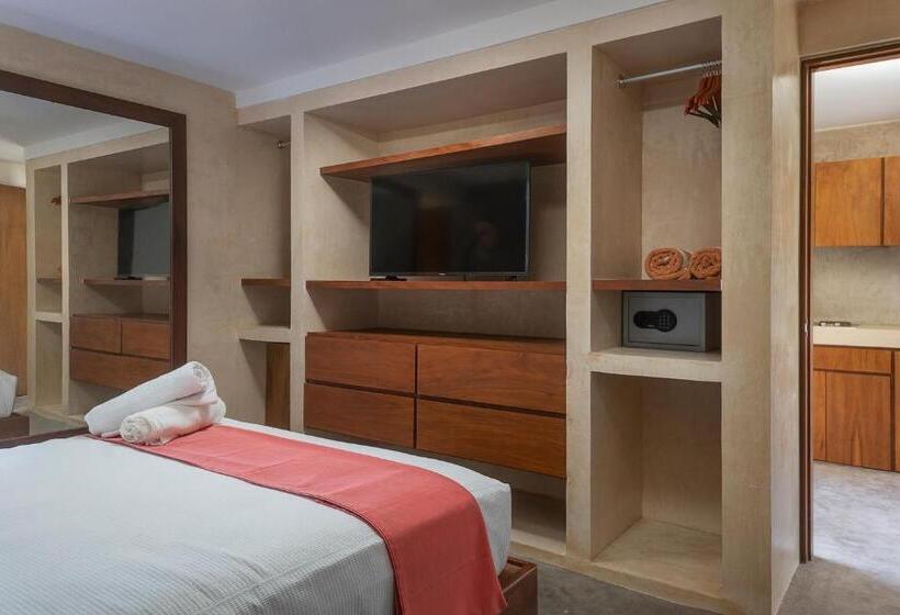 1ベッドルームのデラックスアパートメント, Casa Toloc Tulum