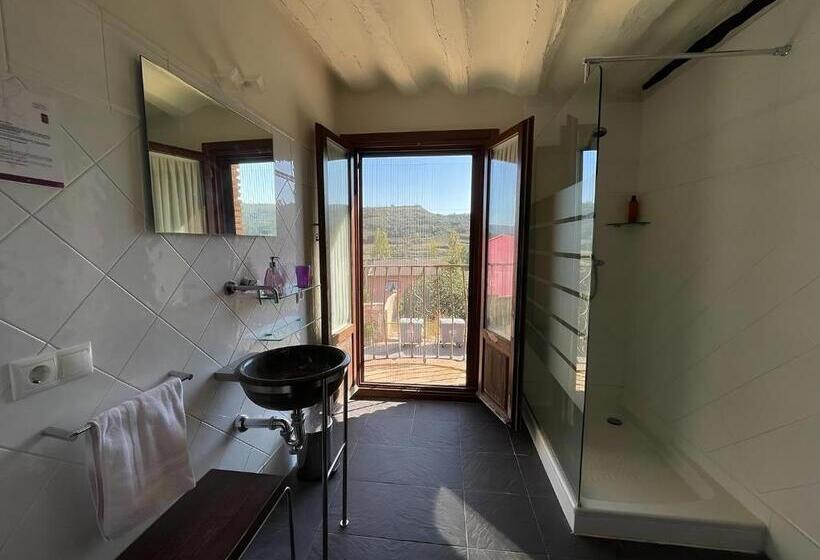 חדר דלוקס עם מרפסת, Alojamiento Rural Coliving Sojuela